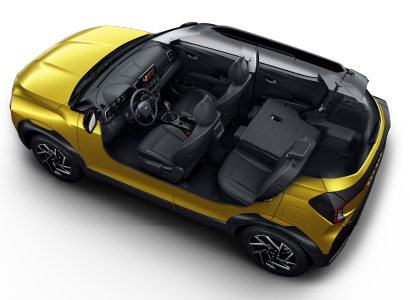 Capacidad de 5 pasajeros